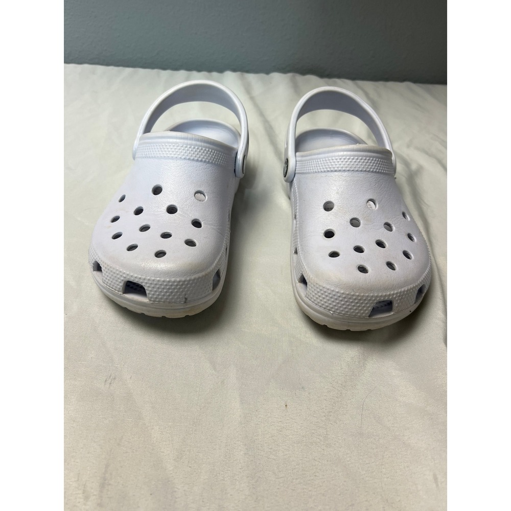 Crocs Classic Clog White‎ Unisex Mens 4 Womens 6 Slip On Water Shoes 10001-100